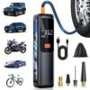 Portable Inflator, Air Compressor, 150 PSI Tire Pump with Digital LCD Display
